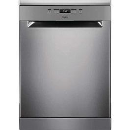 DISHWASHER - WHIRLPOOL - FREE-STANDING - 14 CUTLERY - INDUCTION - 46 DB - STAINLESS STEEL / SILVER