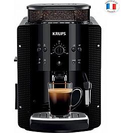 Machine à café, Broyeur café grain, KRUPS Essential - Buse vapeur, Cappuccino,