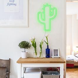 Candy Shock cactus shaped neon lamp