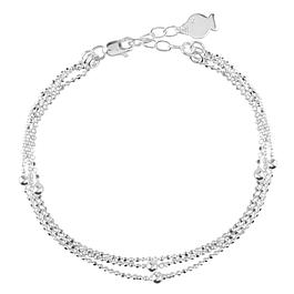 3 silver chain bracelet CLIO BLUE