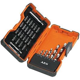 AEG 35-piece screwdriver and drill bit set