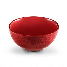 Set of 6 breakfast bowls - Médard de Noblat - Red