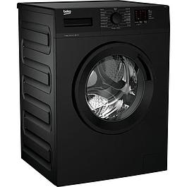 BEKO Porthole Washing Machine - 8 kg - Aquawave Drum - Induction - 1200 rpm - Black