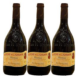 3 vins RASTEAU Château de La Gardine