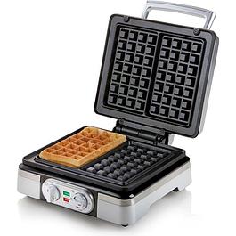 Electric waffle maker - DOMO - Stainless steel