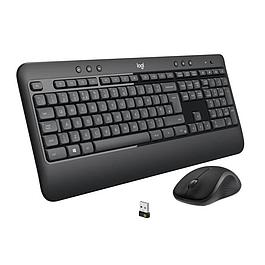 Wireless Keyboard and Mouse Combo - Logitech - Black