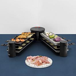 4 in 1 raclette grill - H. KOENIG - design - 8 people