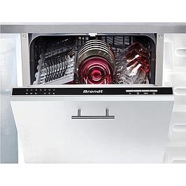 Built-in dishwasher - BRANDT - Standard motor - 10 place settings - L45cm - 47 dB