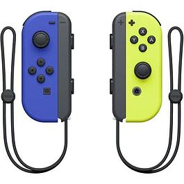 Pair of Blue & Neon Yellow Joy-Con controllers | Nintendo Switch