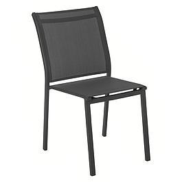 Stackable antracithe aluminum garden chair