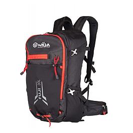 Black and red 30L backpack
