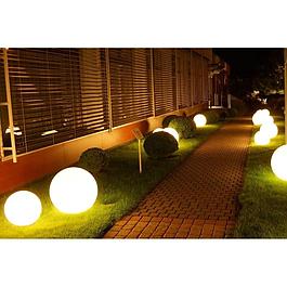 Wired outdoor LED light ball - LUMISKY -