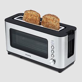 TOASTER TOASTER WITH CLEAR GLASS