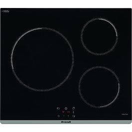 PLAQUE DE CUISSON INDUCTION - BRANDT - 3 ZONES - 7 200 W - NOIR