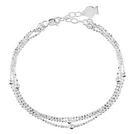 Bracelet 3 chaînes en argent CLIO BLUE