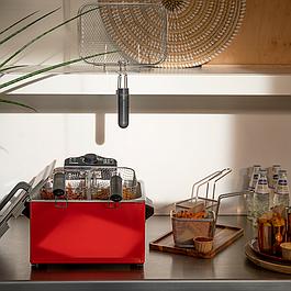 Friteuse rouge 5 L