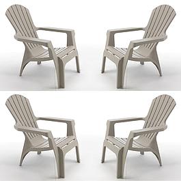 Ensemble de 4 fauteuils de jardin