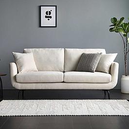 Canapé beige 2 places