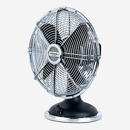 Ventilateur design métal noir
