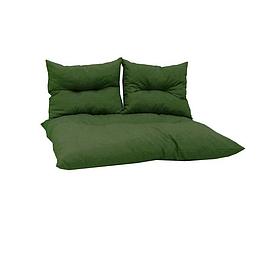 Ensemble matelas pour palette + 2 coussins dossier