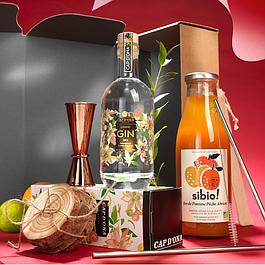 Coffret gin aux infusions d'écorces d'agrumes