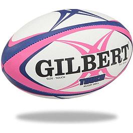Ballon de rugby - GILBERT - Taille 4 - Homme - Rose et bleu
