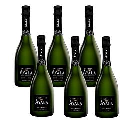 6 bouteilles de champagne brut majeur AYALA