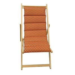 Chilienne matelassée - JARDIN PRIVE - bois - Toile amovible