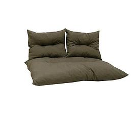 Ensemble matelas pour palette + 2 coussins dossier - JARDIN PRIVE