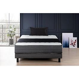 Ensemble matelas + sommier - DEKO DREAM HOTEL -  140 x 190 cm - Mémoire de forme - 28 cm - 5 zones