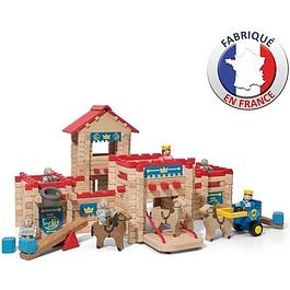 Le Chateau Fort en bois - JEUJURA - Jeu de construction - 300 pieces