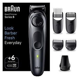 Tondeuse à Barbe - BRAUN - Séries 5 - Hommes - Avec Outils De Stylisation, 100 Minutes D'autonomie