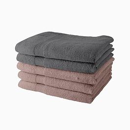 Lot de 5 Draps de Bain 70x130 cm