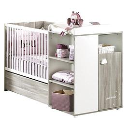 Lit Combiné 120x60 Evolutif en 90x190 en bois - BABY PRICE