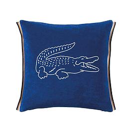 Housse de coussin 45x45 bleu cosmique - LACOSTE