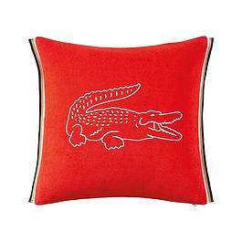 Housse de coussin 45 x 45 rouge LACOSTE