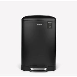 Poubelle à pédale 20L noire