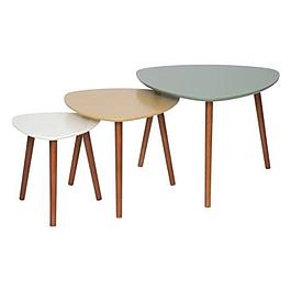 Tables gigognes lot de 3 coloris végétal