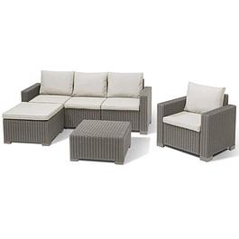Salon de jardin en rotin 5 personnes