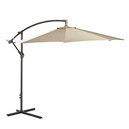 Parasol rond déporté avec pied 270cm