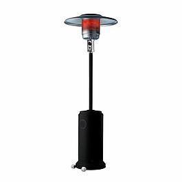 Parasol chauffant au gaz noir