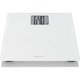 Pèse-personne XL - Blanc - Charge maximale 250 kg - Grand écran - Extinction automatique