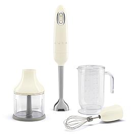Mixeur plongeant avec accessoires beige - SMEG