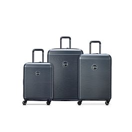 ENSEMBLE DE 3 VALISES - GRAPHITE - DELSEY