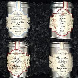 COFFRET POIVRE BLANC ET CONDIMENTS TERRE EXOTIQUE