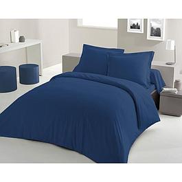 PARURE DE COUETTE - 240x260 cm - 100% COTON - BLEU