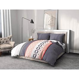 Parure de couette microfibre - 1 housse de couette 220 x 240 cm + 2 taies d'oreiller 63 x 63 cm