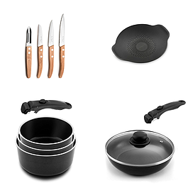 Batterie de cuisine - CUISINOX - 12 pièces