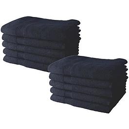 Ensemble de 10 serviettes de Toilette - 50x90 cm - Navy