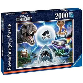 Puzzle 2000 pieces Les films cultes d'Universal - Ravensburger - Cinéma - Adulte